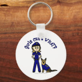 Porte-clés Agent de police K-9 (Recto)