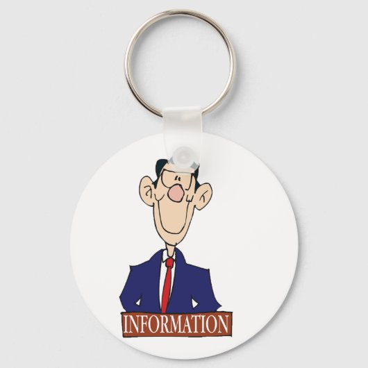 Porte-clés Agent d'information (Verso)