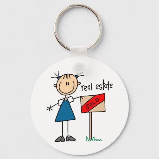Porte-clés Agent immobilier (Recto)