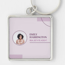 Agent immobilier Lignes fines Rose