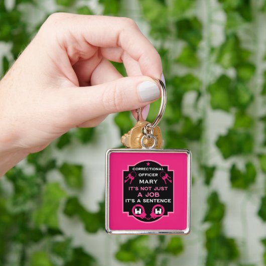 Porte-clés Agent pénitentiaire (main)
