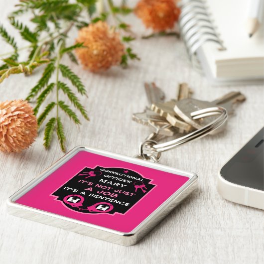 Porte-clés Agent pénitentiaire (Côté)