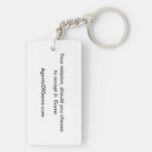 Porte-clés Agents de jeu - porte - clé d'agence (Dos)