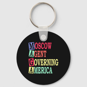 Porte-clés Agents de Moscou gouvernant l'Amérique anti Trump