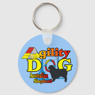 Porte-clés Agilité Cadeaux de berger australiens