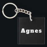 Porte-clés Agnes<br><div class="desc">Porte-clés du nom d'Agnes</div>
