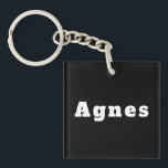 Porte-clés Agnes<br><div class="desc">Porte-clés du nom d'Agnes</div>