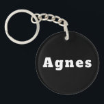 Porte-clés Agnes<br><div class="desc">Porte-clés du nom d'Agnes</div>