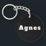 Porte-clés Agnes<br><div class="desc">Porte-clés du nom d'Agnes</div>