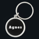 Porte-clés Agnes<br><div class="desc">Porte-clés du nom d'Agnes</div>