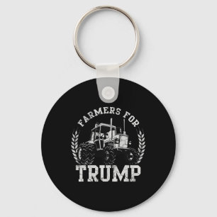 Porte-clés Agriculteurs Pour Trump Élection 2024 Agriculteur