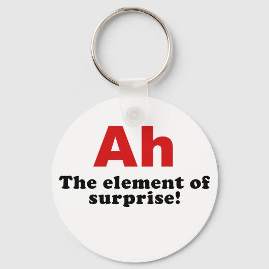 Porte-clés Ah l'élément de surprise (Recto)