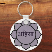 Porte-clés Ahimsa Lotus Purple (Recto)