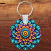 Porte-clés Ai abstract artwork keychain (Recto)