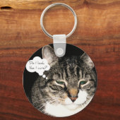 Porte-clés Ai-je l'air de m'en soucier ? (Recto)