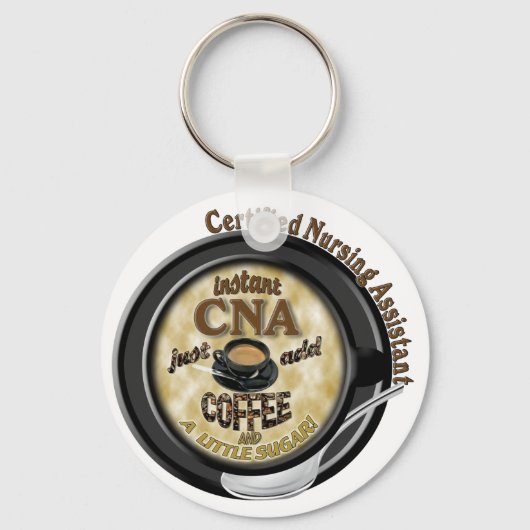 PORTE-CLÉS AIDE INSTANTANÉE EN INFIRMIÈRE CERTIFIÉE DE L'AIIC (Recto)