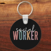 Porte-clés Aide sociale Appréciation et remise de diplômes (Recto)