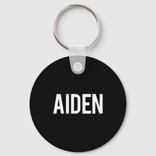 Porte-clés Aiden - Cool New Funny Name Fan Gift Tee  (Recto)