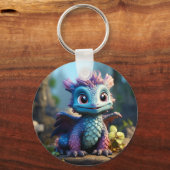 Porte-clés Aiden, un dragon lunaire (Recto)