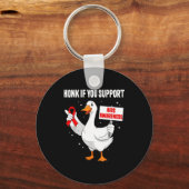 Porte-clés Aids_hiv Awareness Funny Goose World Aids Day Red  (Recto)