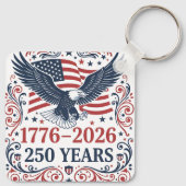 Porte-clés Aigle à tête blanche 250 ans de liberté (Dos)