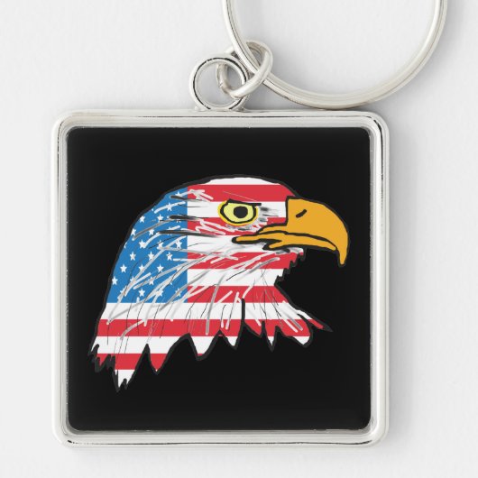 Porte-clés aigle américain (Devant)