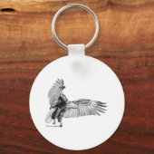 Porte-clés aigle américain (Recto)