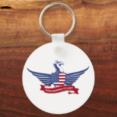 Porte-clés aigle américain (Recto)