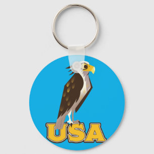Porte-clés Aigle Américain Bold