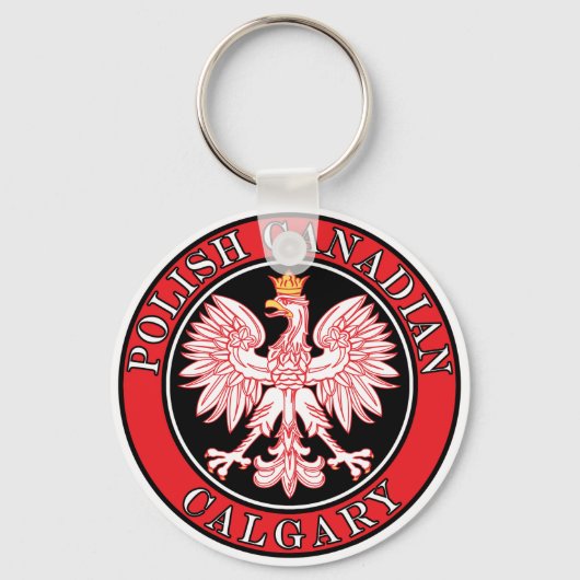 Porte-clés Aigle canadienne de Calgary (Recto)