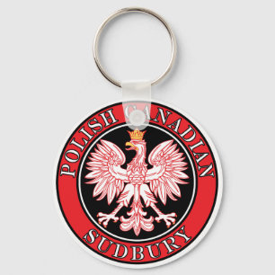 Porte-clés Aigle canadienne polonaise de Sudbury