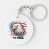 Porte-clés Aigle d'Amérique vintage (Dos)