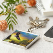 Porte-clés Aigle de Bald (Côté)