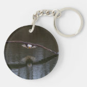 Porte-clés Aigle de Bald en vol (Dos)