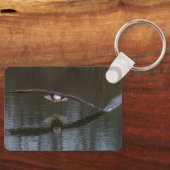 Porte-clés Aigle de Bald en vol (Recto)