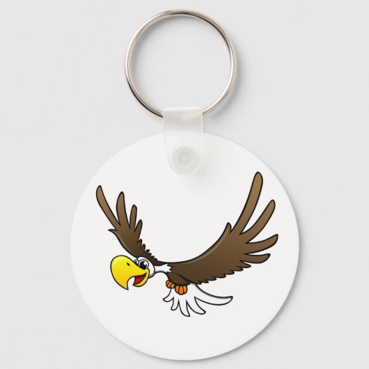 Porte-clés Aigle de dessin (Recto)