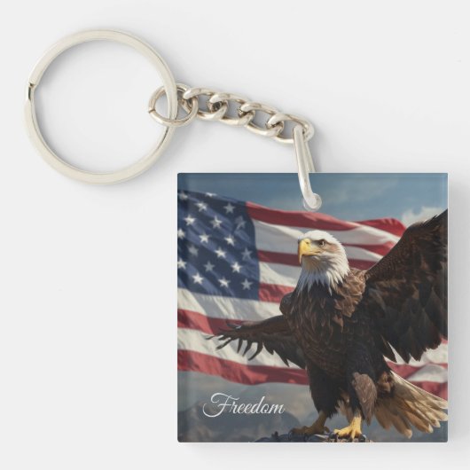 Porte-clés Aigle de la liberté (Devant)