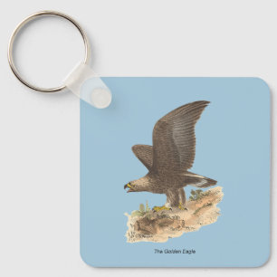 Porte-clés Aigle d'or (Aquila chrysaetos) NY Bird Image