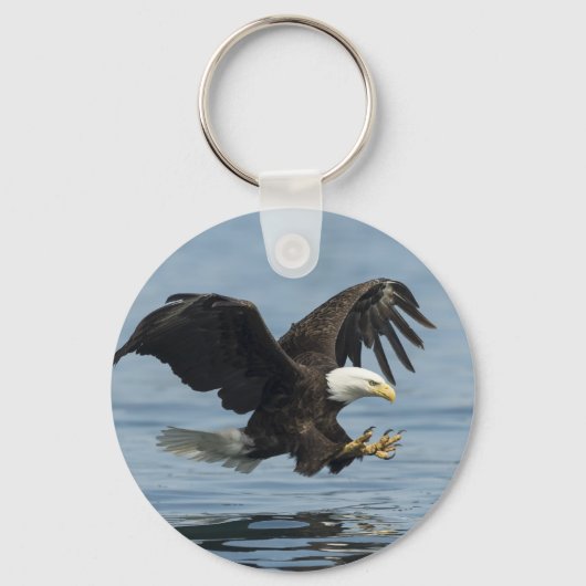 Porte-clés Aigle en approche (Recto)