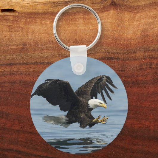 Porte-clés Aigle en approche (Recto)