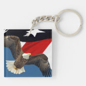 Porte-clés Aigle et Drapeau USA (Dos)