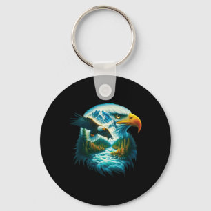 Porte-clés Aigle Faune Randonnée Nature Extérieur Montagnes F