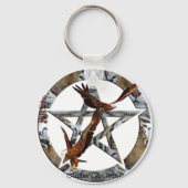 Porte-clés aigle pentacle (Recto)