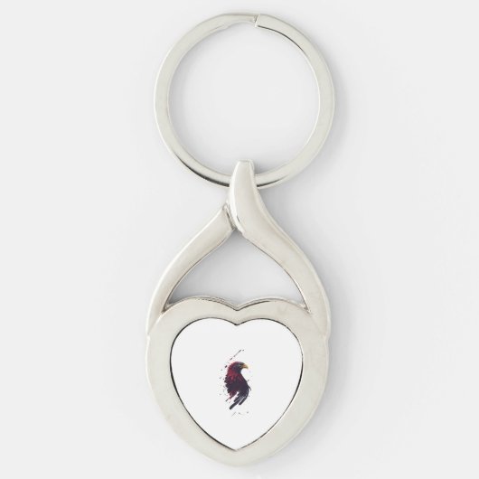 Porte-clés aigle pour la liberté (Devant)