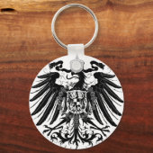 Porte-clés Aigle prussien noir (Recto)