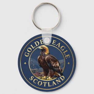 Porte-clés 🦅 Aigle royal des Highlands écossais