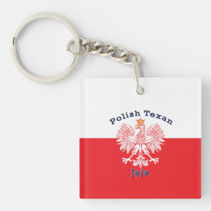 Porte-clés Aigle texan polonais Jaja