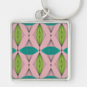 Porte-clés Aiguille rose atomique et Carré de démarrage Porte (Devant)