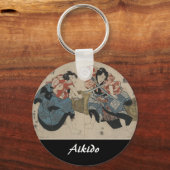 Porte-clés Aikido Japonais Martial Art (Recto)