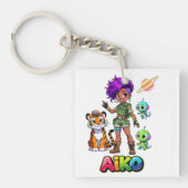 Porte-clés AiKo Beats™ Aventure AiKo & ses amis (Devant)